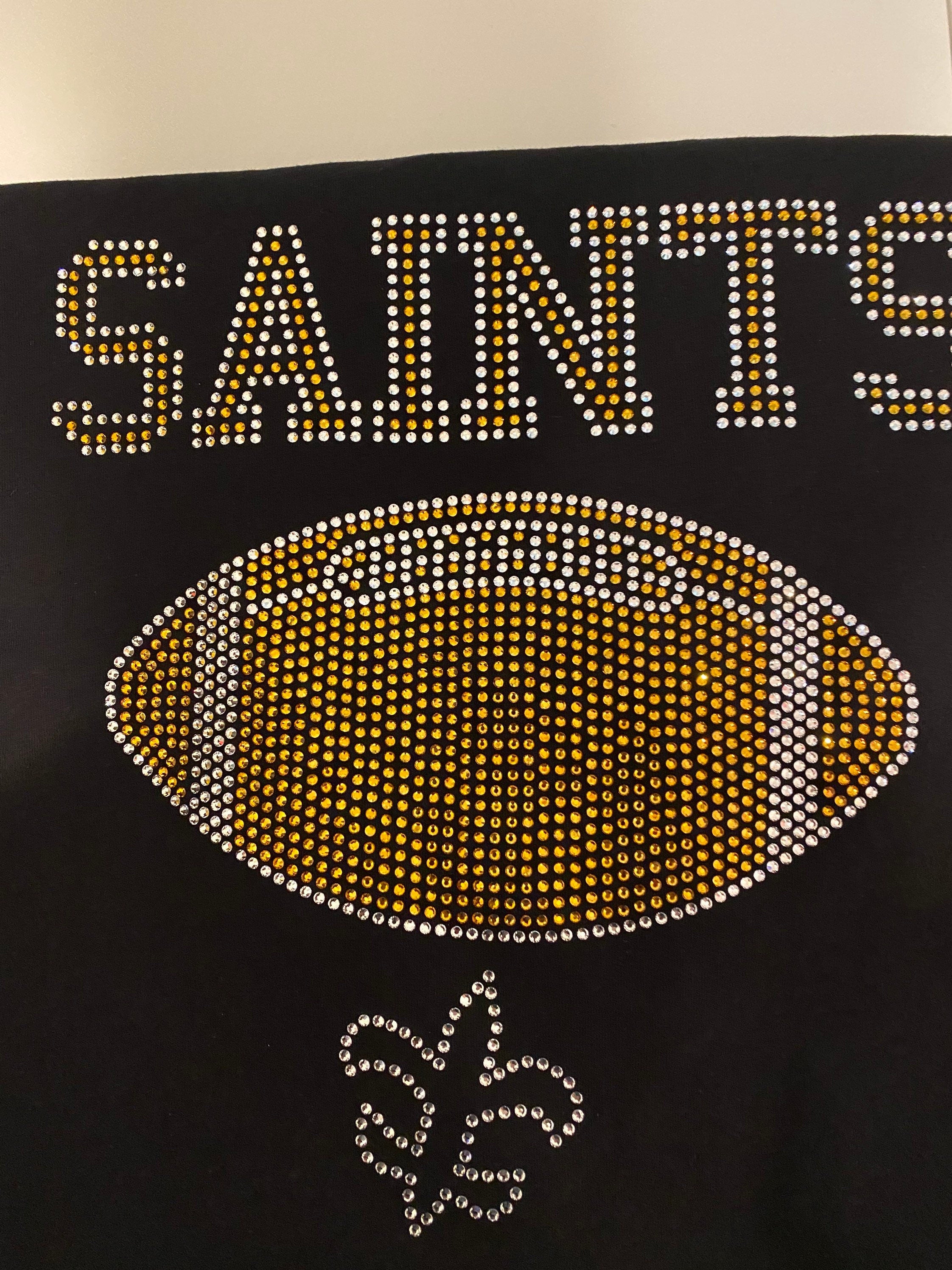 Saints rhinestone shirt