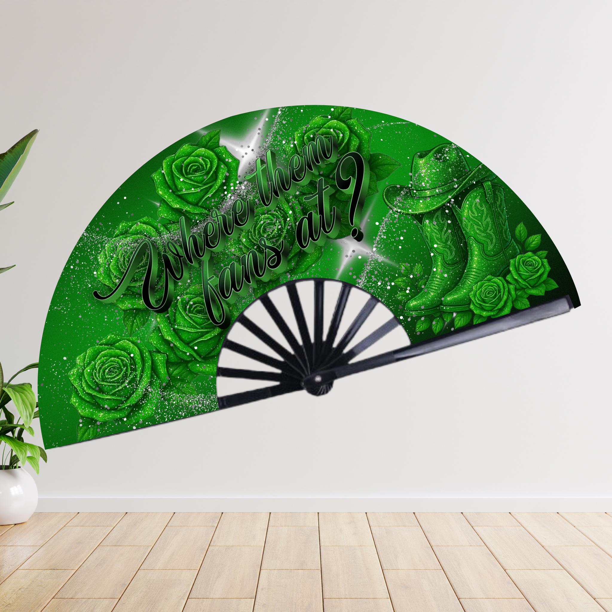 Black and Green Clack Fan  PNG Bundle, clack Fan Bundle, where them fans at png, Boots on the Ground png
