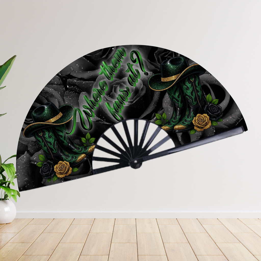 Black and Green Clack Fan  PNG Bundle, clack Fan Bundle, where them fans at png, Boots on the Ground png