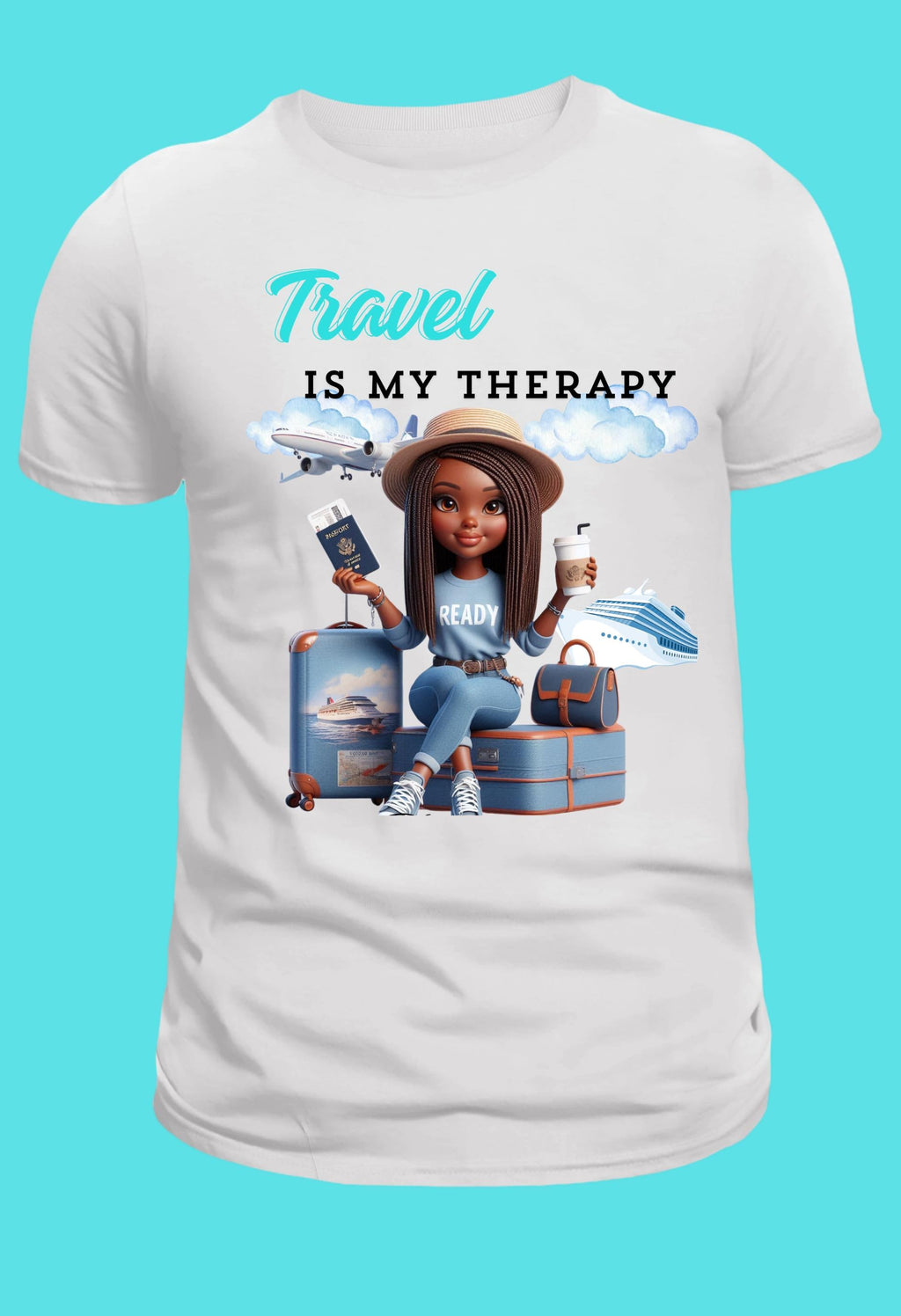 Travel is my therapy, png