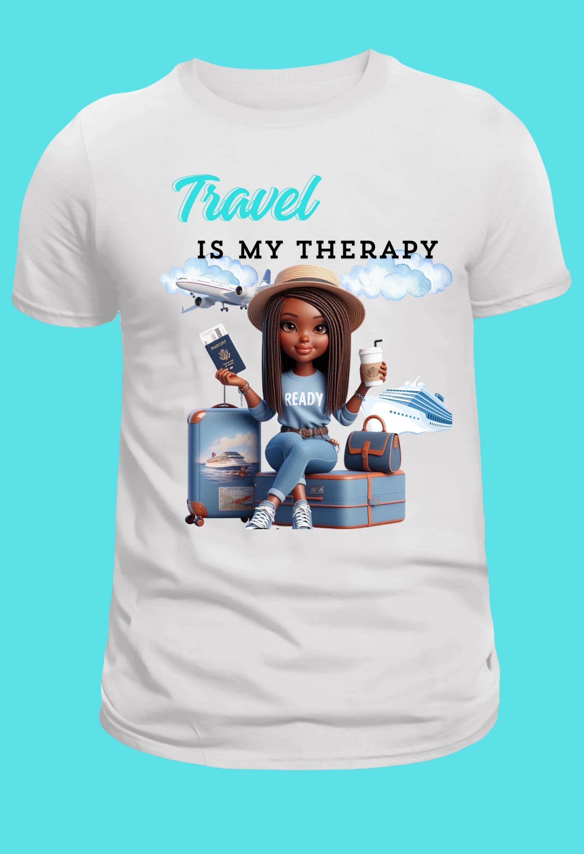 Travel is my therapy, png