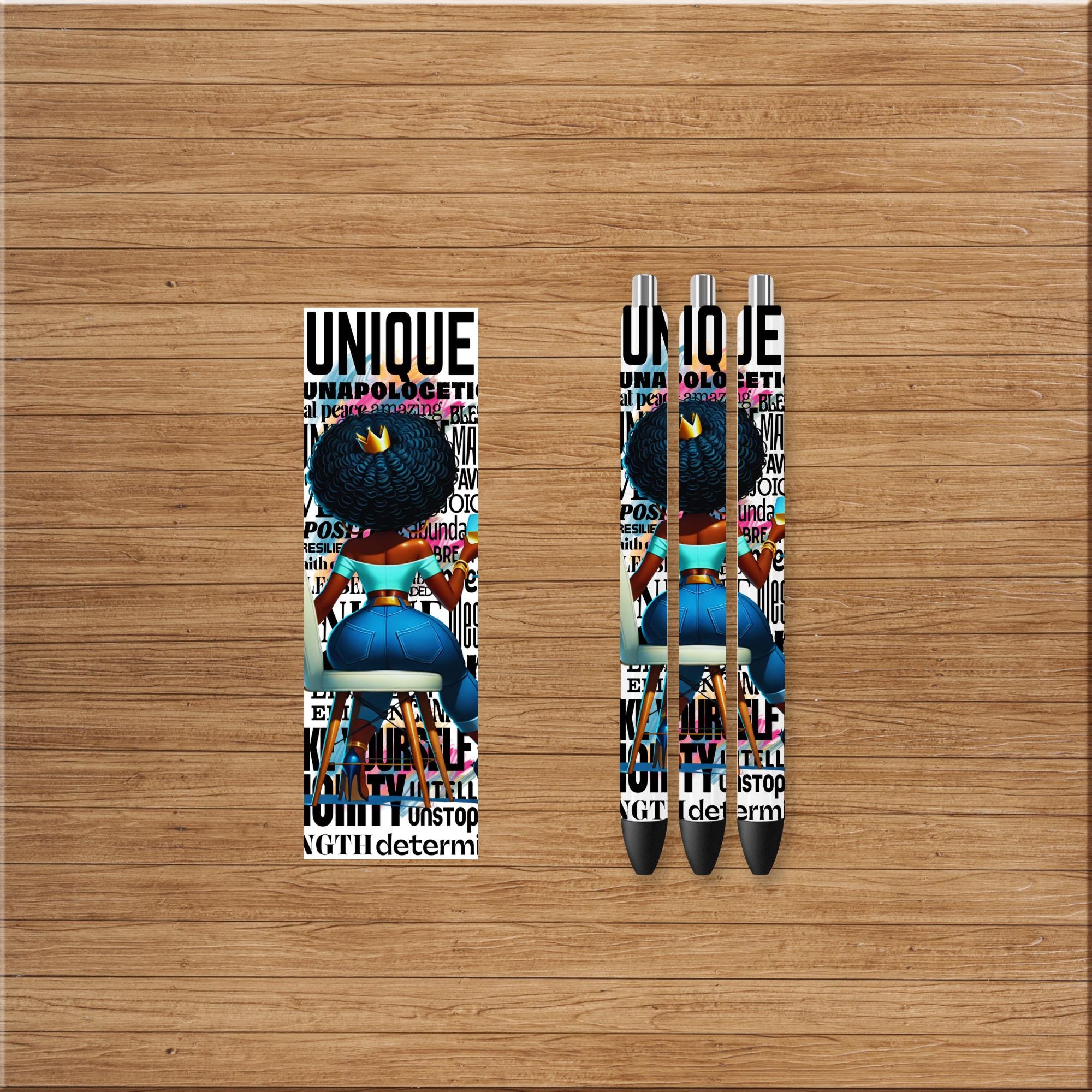 Motivational African American Queen PNG, Graffiti Art (Digital Download)