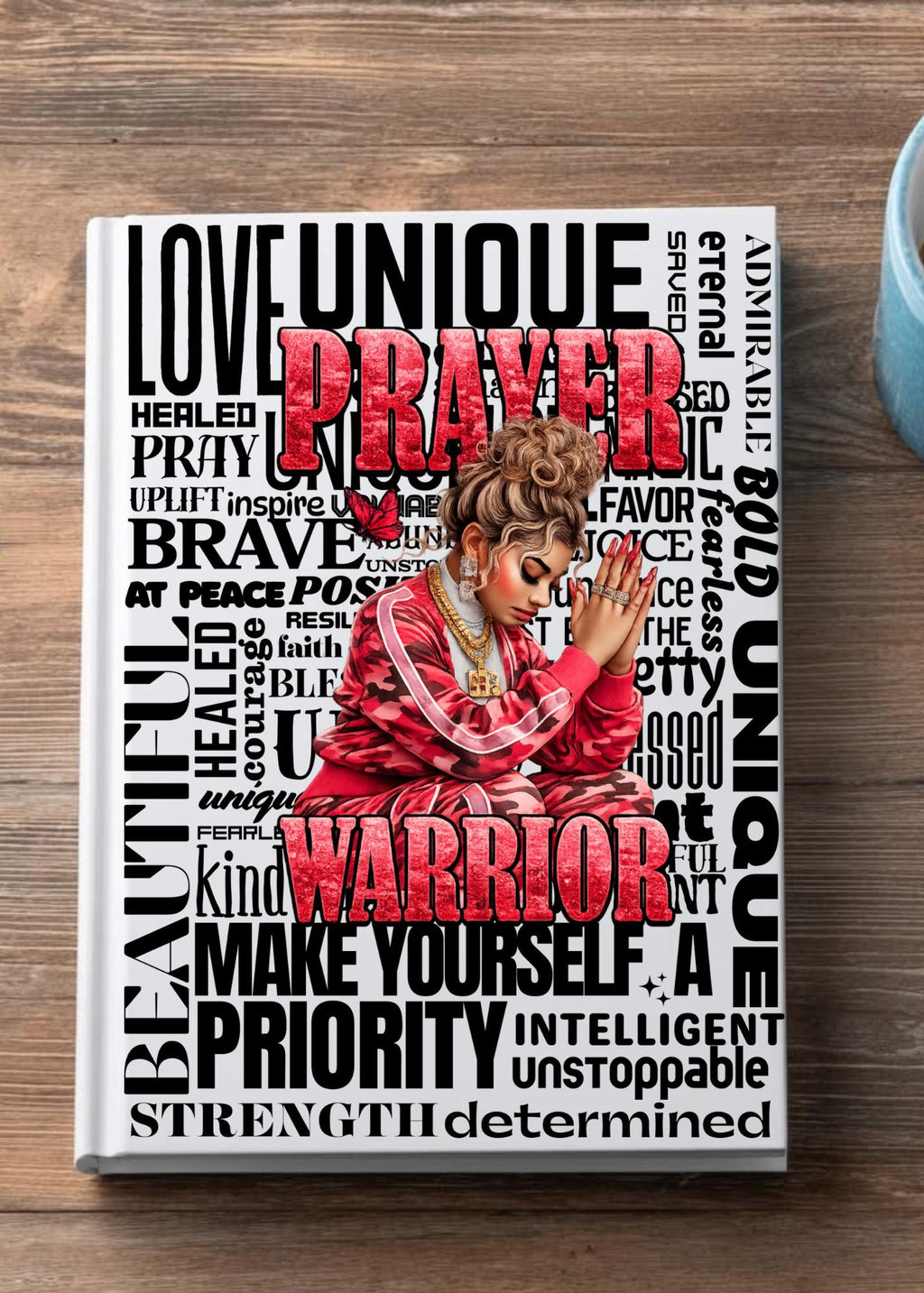 UV DTF Transfers Prayer Warrior, tumbler transfers, journal transfers, cup transfers, mug transfers, glasses and a lot more