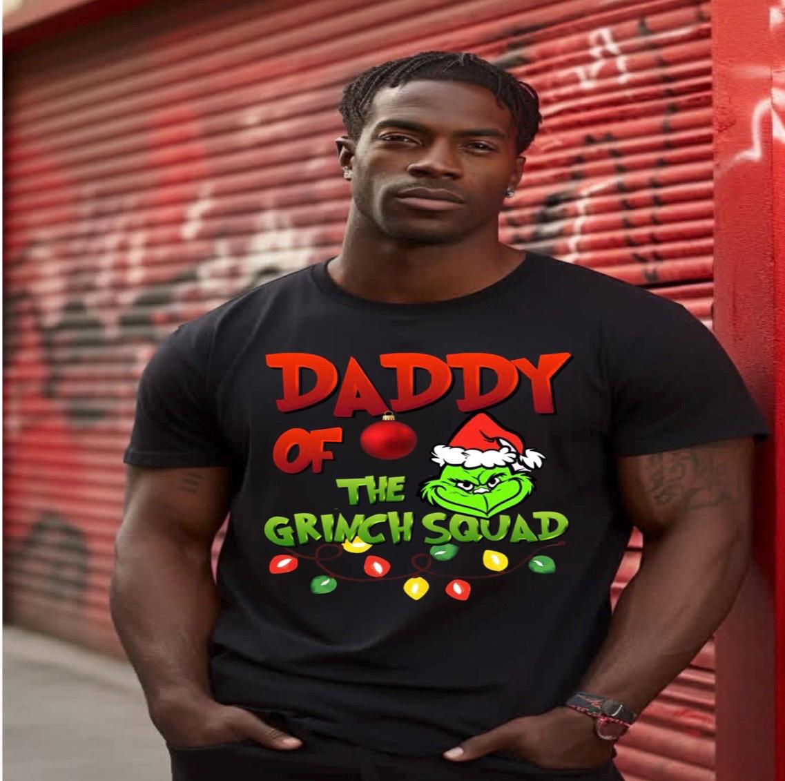 Green man DTF Transfer, Christmas DTF, Grinch Squad DTF Print