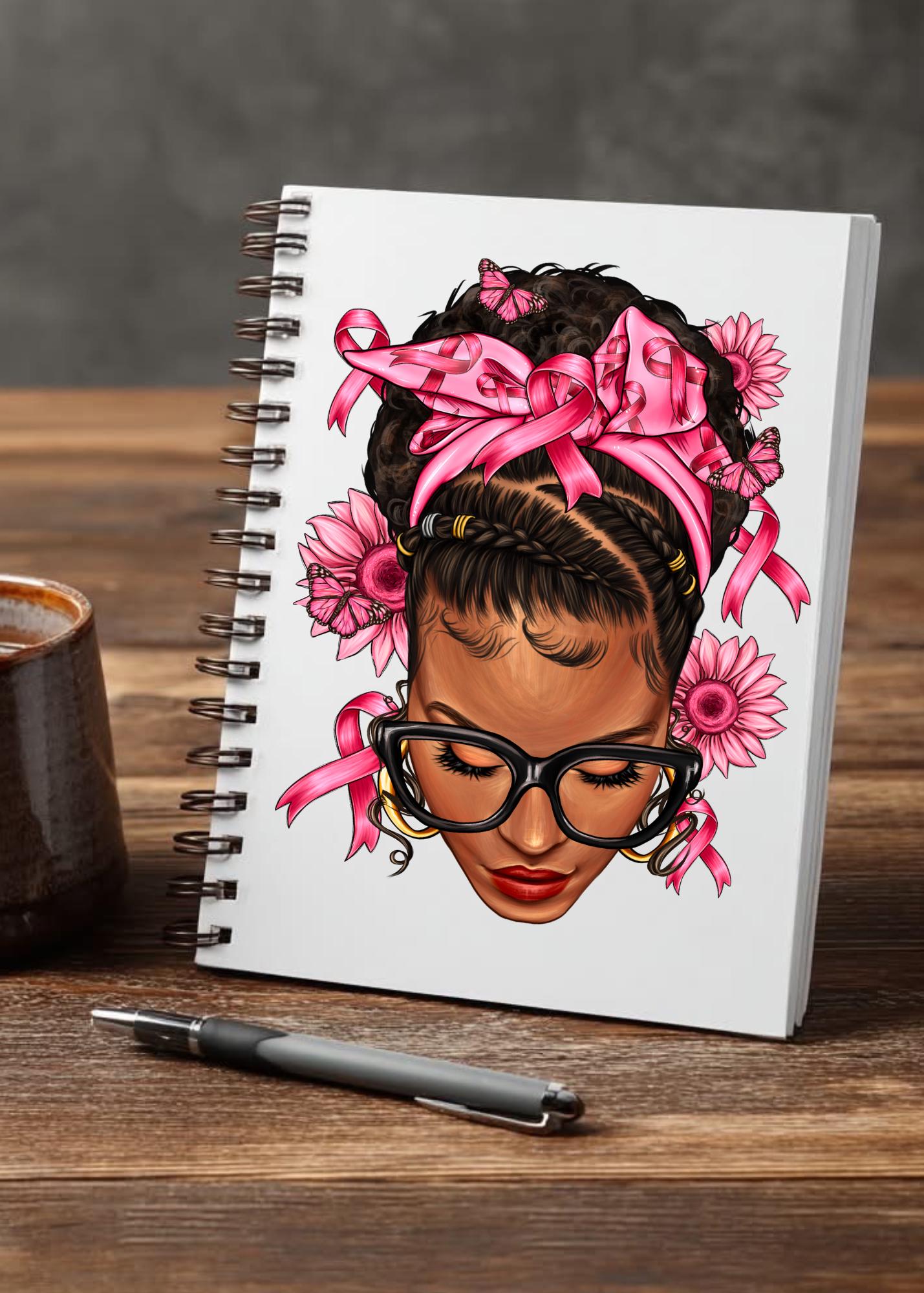 UV DTF Transfers Breast Cancer, Motivational Women, journal transfers, cup transfers, mug transfers, decals