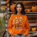 Fall Vibes Animal Print PNG, Autumn Design (Digital Download)