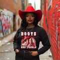 Red and White Boots Graffiti Design (Digital Download)