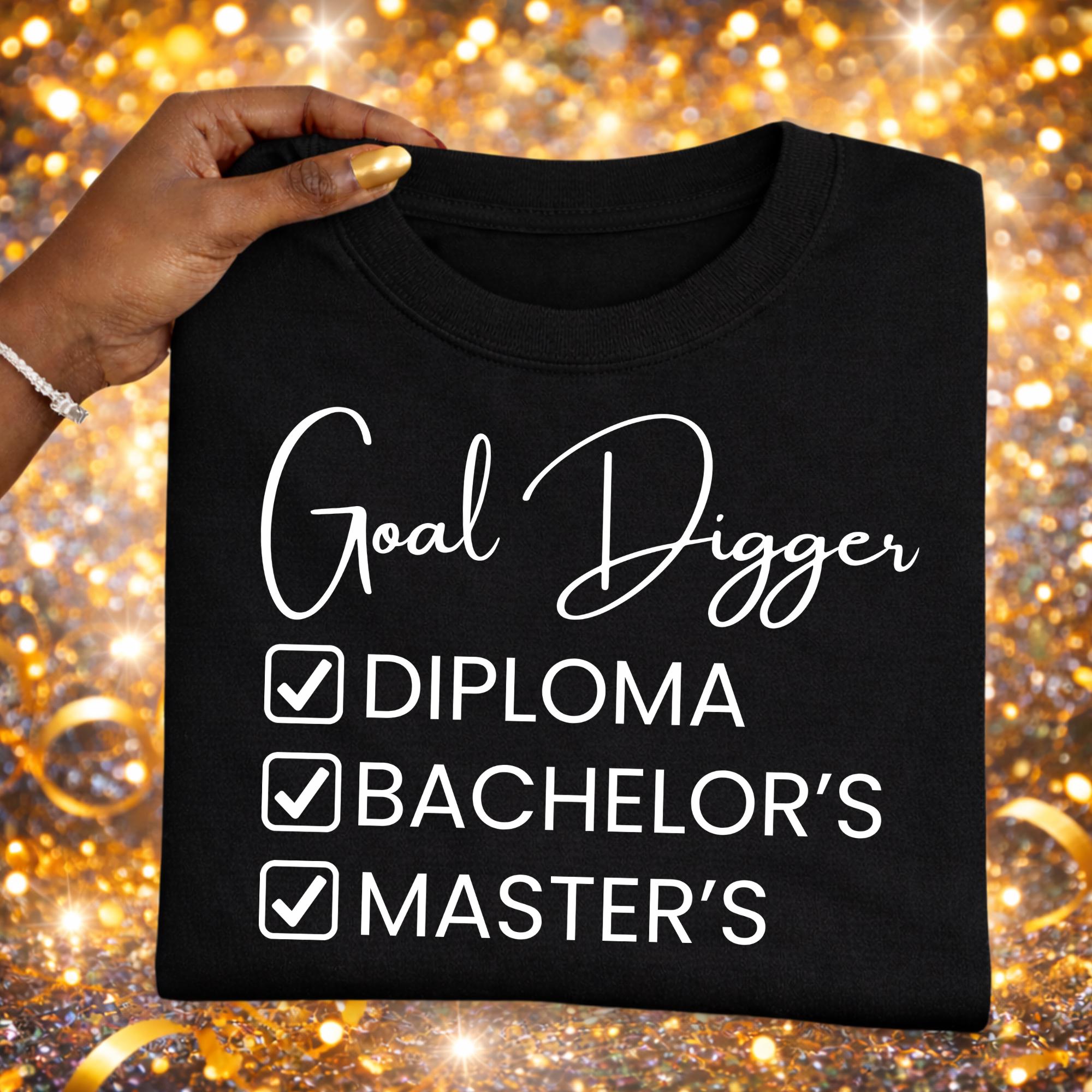 Goal Digger PNG, Graduation Degrees, Graffiti Art (Digital Download)