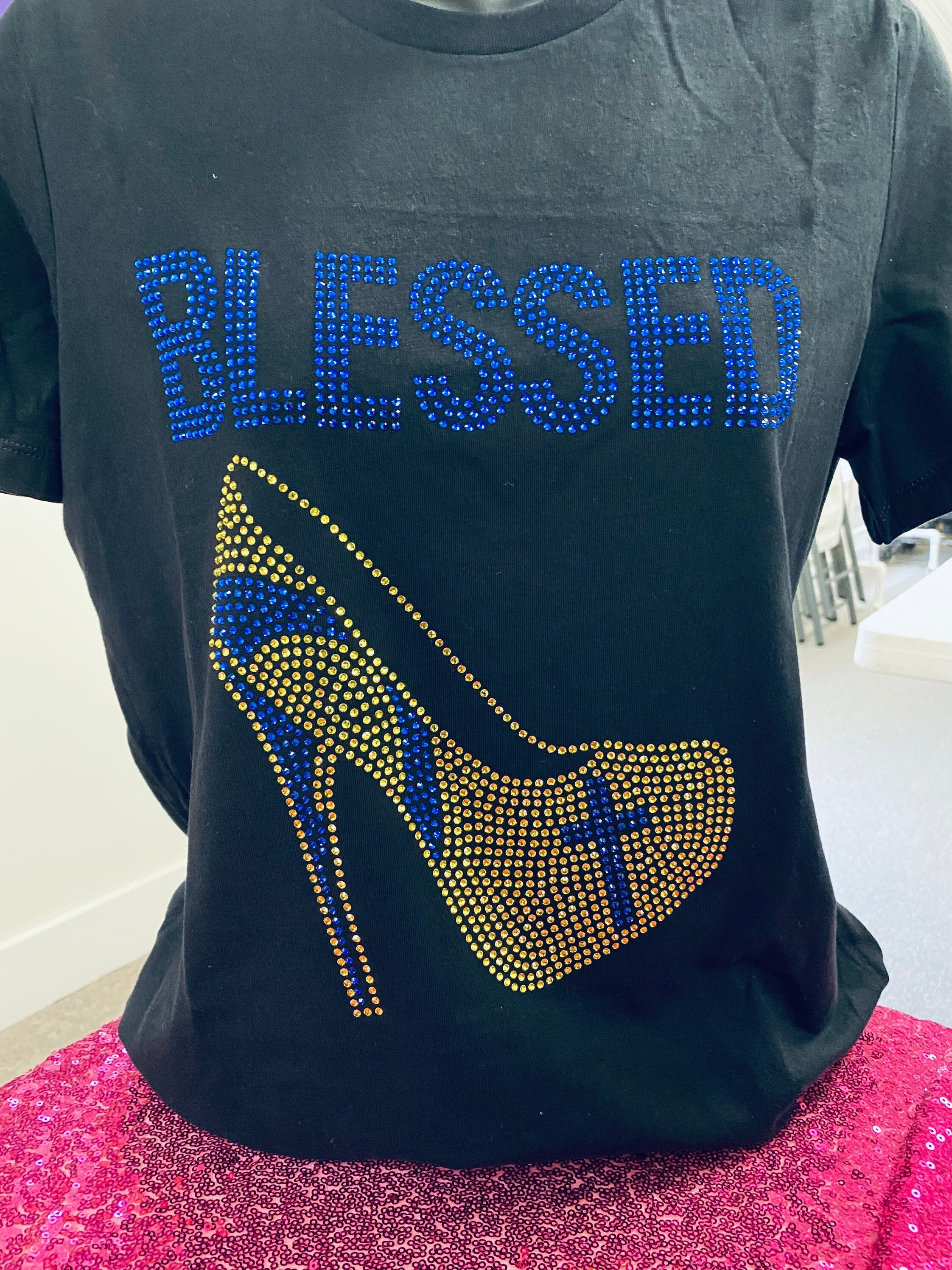 Blessed Rhinestone Tee