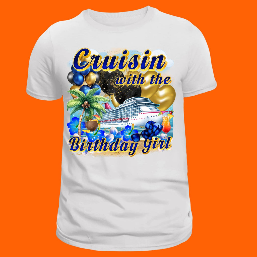 Birthday Cruise PNG, T-Shirt Design, Digital Download