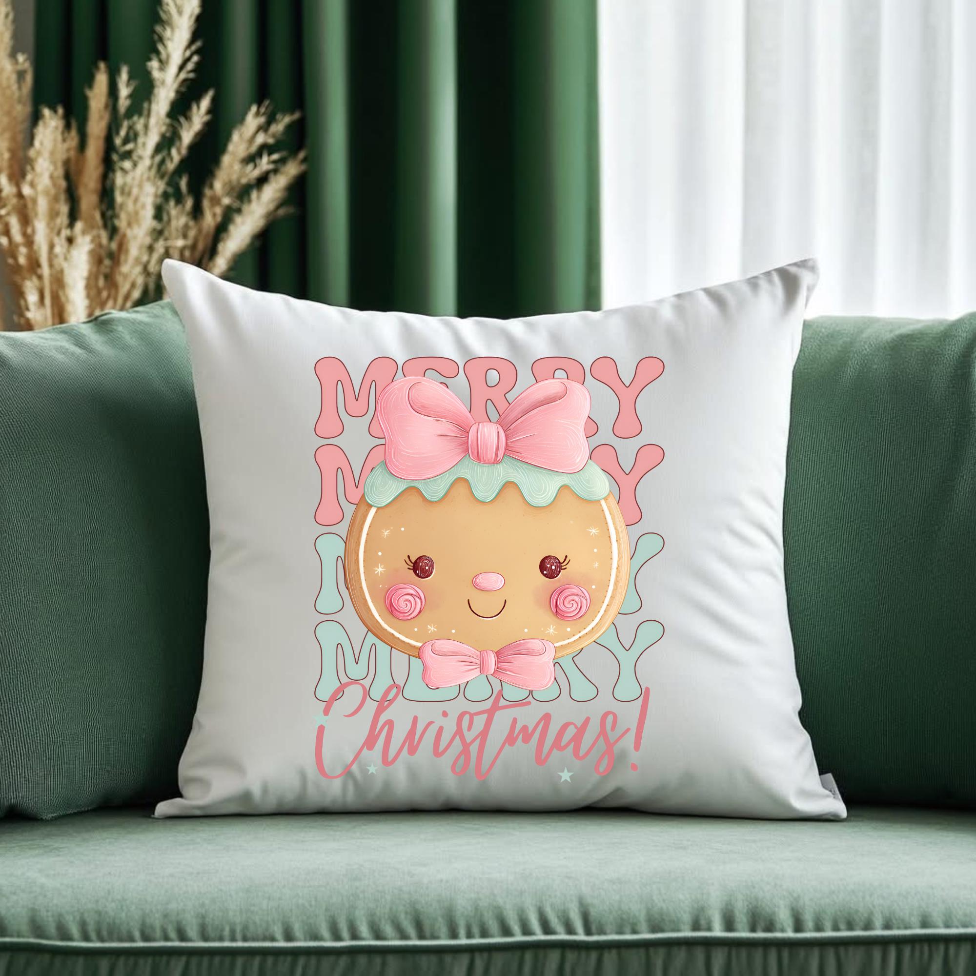 Merry Christmas Gingerbread png, Gingerbread Christmas Preppy png, Gingerbread Pink png, Christmas Gingerbread png, (Digital Download)